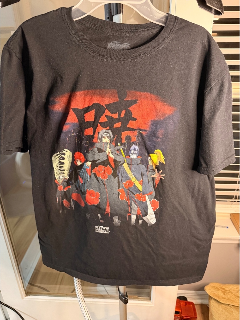 Naruto Shippuden Black Graphic T Shirt